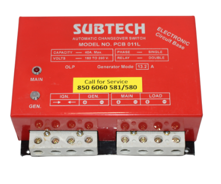 PCB011L Automatic Changeover Switch, Honda EU30iS